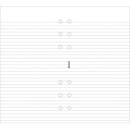 Filofax Personal White Ruled Notepad