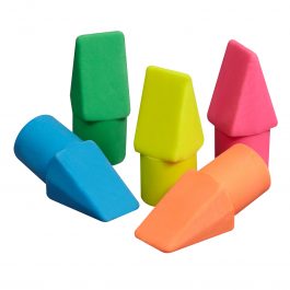 Swordfish Pencil Top Eraser Assorted Colours Pk 12