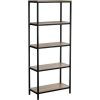 Teknik Industrial Style 4 Shelf Bookcase