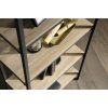 Teknik Industrial Style 4 Shelf Bookcase - Image 3