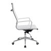 The Oslo Executive Chair White with Chrome Base - Image 4