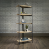 Teknik Chunky Industrial Style 4 Shelf Bookcase - Image 2
