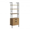 Teknik Hythe Wall Mounted 4 Shelf Bookcase With Drawers - Image 3