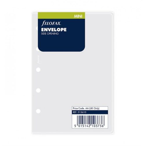 Filofax Mini Transparent Envelope Side Opening