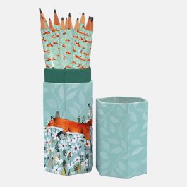 The Gifted stationery Co Gift Pencil Set Foxy Tales