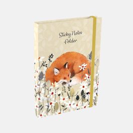 The Gifted stationery Co Sticky Note Folder Foxy Tales