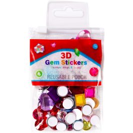 Kids Create 3D Gem Stickers