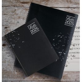 Letts Rhino Black Diary 2025 with Appointments, Notes and Planners