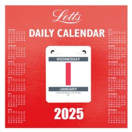 Letts 2025 Business Calendar Daily Tear-off Desktop