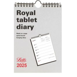 Letts 2025 Business Calendar A5 Royal Tablet Weekly