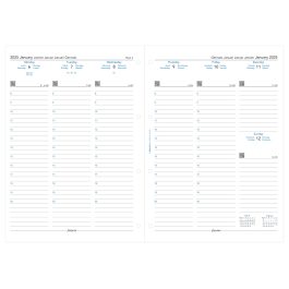 Filofax A4 Week On Two Pages Appointments 2025 Diary Refill