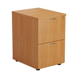 First 2 Drawer Filing Cabinet 464x600x710mm Beech