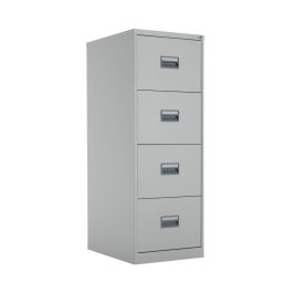 Talos 4 Drawer Metal Filing Cabinet 465x620x1310mm Grey