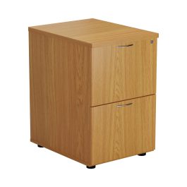 First 2 Drawer Filing Cabinet 464x600x710mm Nova Oak