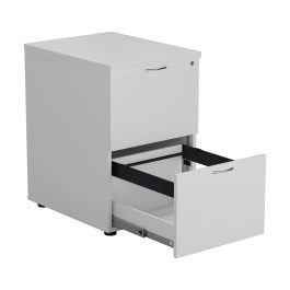 First 2 Drawer Filing Cabinet 464x600x710mm White