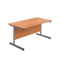 First Rectangular Cantilever Desk 1200x800x730mm Beech