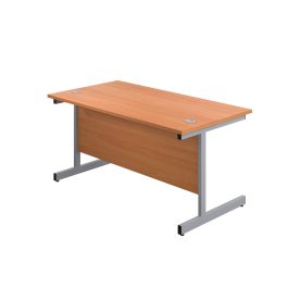 First Rectangular Cantilever Desk 1200x800x730mm Beech