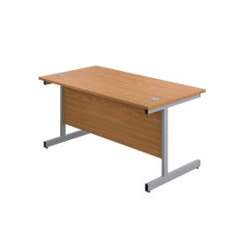 First Rectangular Cantilever Desk 1200x800x730mm Nova Oak