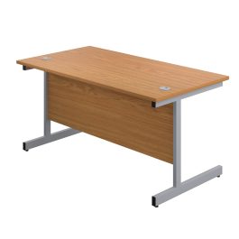 First Rectangular Cantilever Desk 1800x800x730mm Nova Oak