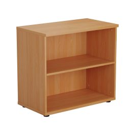 First 1 Shelf Wooden Bookcase 800x450x730mm Beech