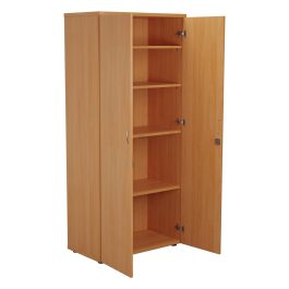 First Wooden Storage Cupboard 800x450x1800mm Beech