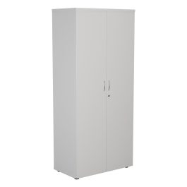 First Wooden Storage Cupboard 800x450x1800mm White