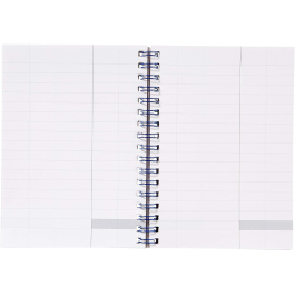 Collins Ideal 7 A6 Cashbook Wiro Single Cash 120 Pages Blue