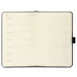Castelli Ivory Matra Weekly Pocket 2025 Diary Black