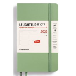 Leuchtturm A6 Softcover Weekly Planner 2025 Sage