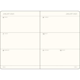 Leuchtturm A5 Hardcover Weekly Planner 2025