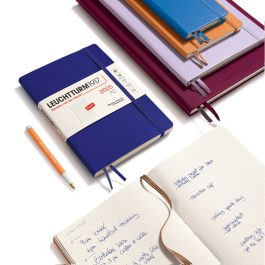 Leuchtturm A5 Hardcover Weekly Planner & Notebook 2025