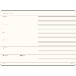 Leuchtturm A5 Hardcover Weekly Planner & Notebook 2025