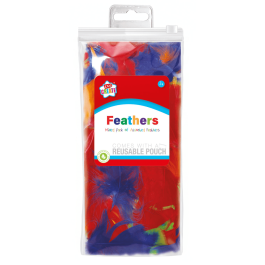 Kids Create Activity Pack Of Feathers Assorted