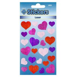 Esposti Laser Stickers Hearts LS03