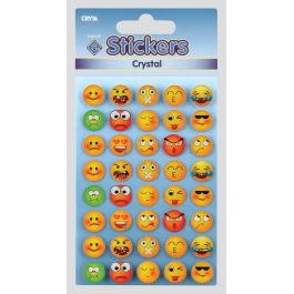 Esposti Crystal Stickers Emotion Smileys CRY16