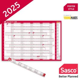 Sasco Year Planner Unmounted 2025 – 2410239