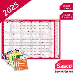 Sasco Year Planner Super Compact 2025 – 2410241