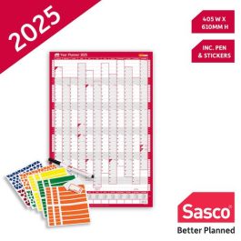 Sasco Year Planner Compact Portrait 2025 – 2410245