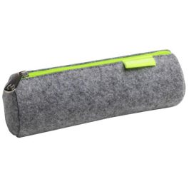 Exacompta Pencil Case Round Recycled Felt Neon – Grey