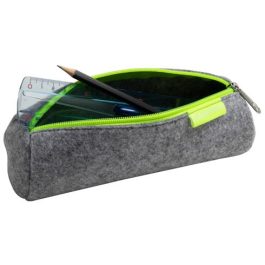 Exacompta Pencil Case Round Recycled Felt Neon – Grey