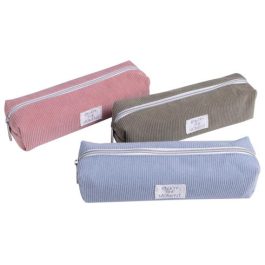 Exacompta Velvet Pencil Case Square Assorted