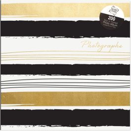 Tallon Stripe Slip-in Photo Album 200 6 x 4 Pockets