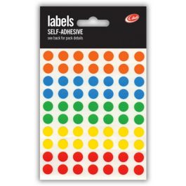 Club Self-Adhesive Labels 8mm Assorted Pk 350 – CB232