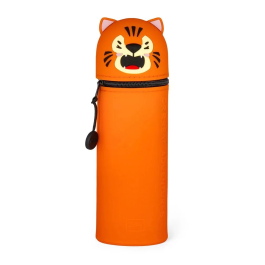 Legami Kawaii 2 in 1 Soft Silicone Pencil Case Tiger