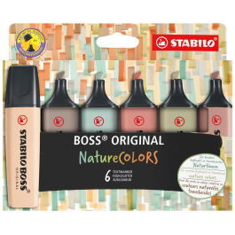 Stabilo Boss Original NatureColors Pk 6