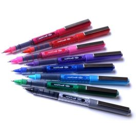 Uniball UB-157D Eye Designer Rollerball Pens Assorted Pk 8