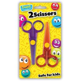 Smiles Range 2 Pairs Children Safety scissors – CB651