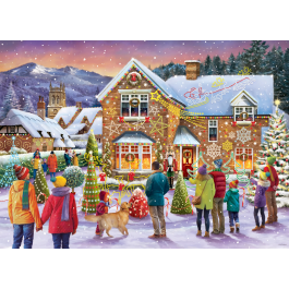 Gibsons Jigsaw Dressed Up for Christmas 1000 Piece Puzzle