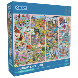 Gibsons Jigsaw Curious Creatures 1000 Piece Puzzle