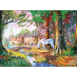 Gibsons Jigsaw New Forest Ponies 1000 Piece Puzzle